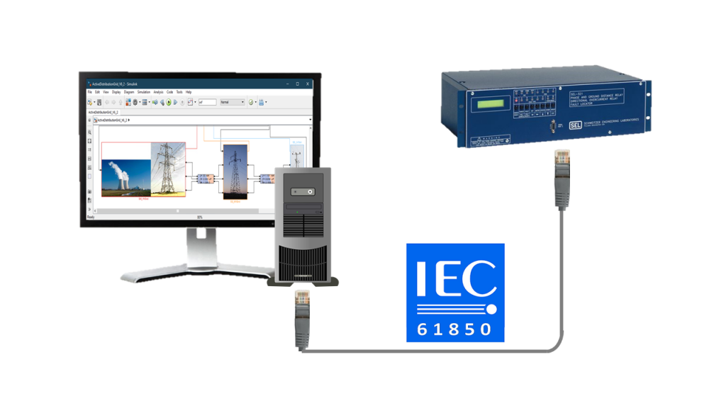 Closed-Loop Real-Time HIL Simulation Setup: By Use of IEC 61850 Standard
